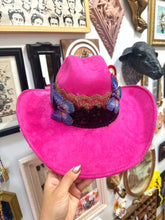 Eccentric Cowgirl Hat with Butterflies and beaded work
