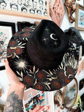 Black cat top and bottom painted size XL 60-61 cm