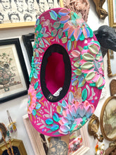 Eccentric Cowgirl Hat with Butterflies and beaded work