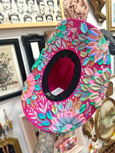Eccentric Cowgirl Hat with Butterflies and beaded work