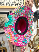 Eccentric Cowgirl Hat with Butterflies and beaded work