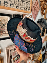 Deer butterfly heart shape hat with beaded work