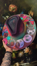Colorful moon and butterflies size large