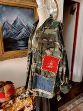 Cowgirl Camo Military Jacket (baggy fit up to XL)