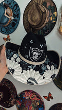 One of one: Black Raiders cowgirl hat