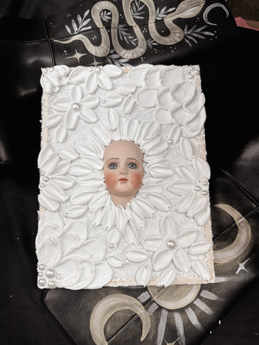 Porcelain handmade doll spooky creepy Halloween art