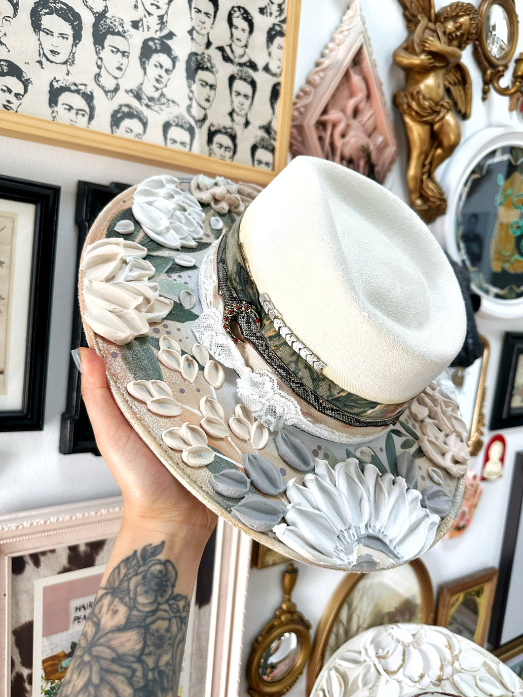 boho chic floral with vintage elements