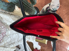 Hand painted 90s HOBO brand spacious long shoulder bag