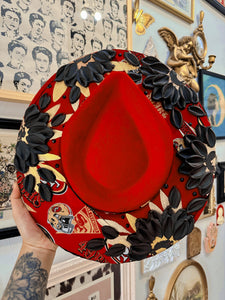 Red 49ers inspired hat