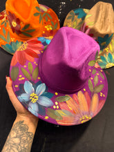 Deep retro purple jewel toned florals size L