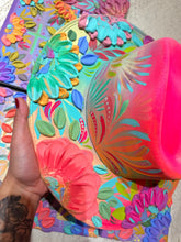 Colorful florals hat