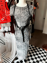NWOT: goth snake skin dress size S/M