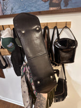 Hand painted 90s HOBO brand spacious long shoulder bag