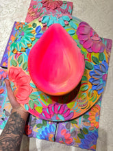 Colorful florals hat