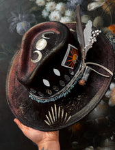 Witch Outlaw Color shift hat with gold snake