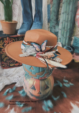 Lace mariposa hat