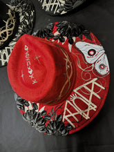 Red and black sleep token inspired hat (made to order)