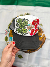 Mexican flag floral hats