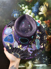Purple shimmer color shifting hat