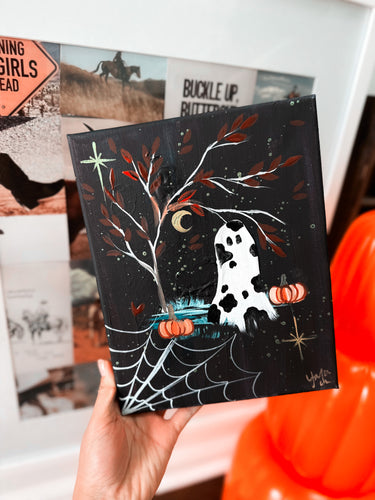 Spooky Cowgirl Ghost