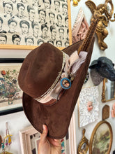 Brown classy cowgirl hat
