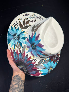 Jewel toned florals with bees