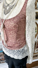Whimsigoth free people top, Japanese lace top and 2 necklaces