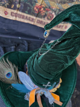 Emerald Green Cowgirl Witch Hat (plus free mini witch hat)