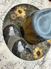 Geese and wild florals