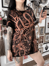 “444” Piercings and Bleach  Black Size L tee