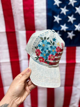 All denim Americana cap