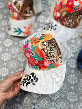 One of one: Camo leopard florals cap