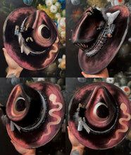Witch Outlaw Hat: pink and gold color shift