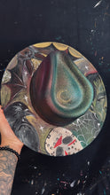 Spooky hat size L (top and bottom painted shimmer)
