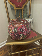 ￼Copper roses hand painted heirloom ￼pumpkin