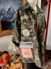 Cowgirl Camo Military Jacket (baggy fit up to XL)