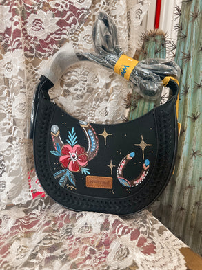 Black: Lucky Cowgirl Crossbody