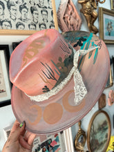 Metallic Pink with Gray (top and bottom painted
