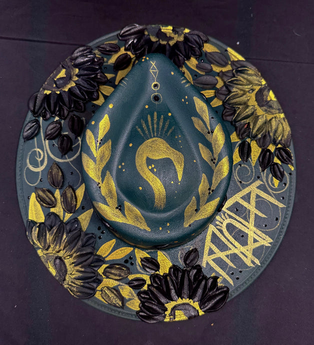 Sleep Token Inspired Gold and Emerald Green