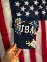 USA red, white and blue baseball cap