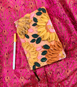 Hardcover hand painted journal