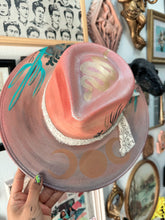 Metallic Pink with Gray (top and bottom painted