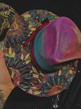 Jewel toned ombre extra shimmer hat