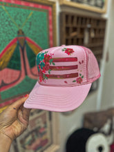 Pink American flag