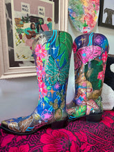 Hand painted one of a kind Tony Lama Size 11