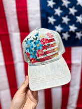 All denim Americana cap