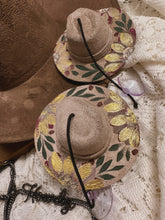 Taupe and Gold ornament/ car charm