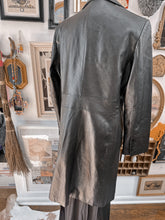 100% genuine leather goth jacket size L