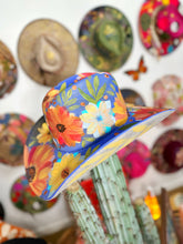 Extra colorful floral cowgirl hat