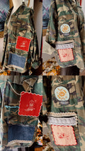 Cowgirl Camo Military Jacket (baggy fit up to XL)